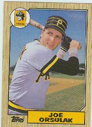 1987 Topps Baseball Cards      414     Joe Orsulak